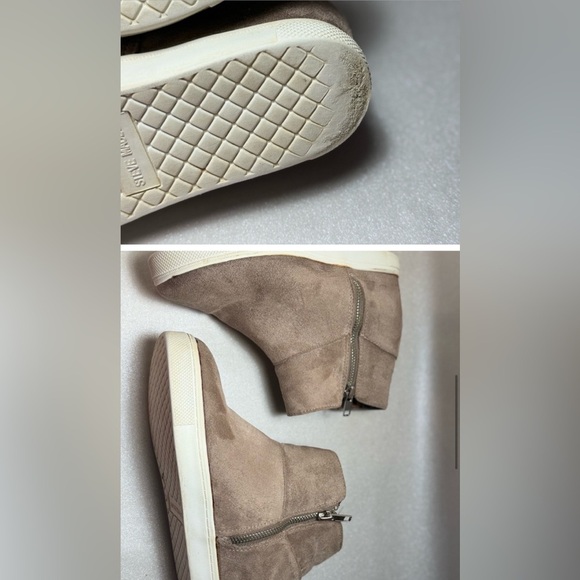 Steve Madden Jwanda Wedge Sneaker | 2 pair | Girls | Black and Tan | Size 5 - Picture 8 of 14